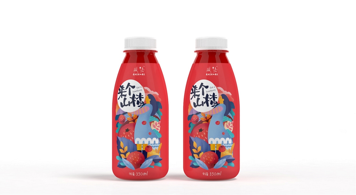 飲料包裝：來(lái)個(gè)山楂原漿包裝禮盒設(shè)計(jì)制作加工定制生產(chǎn)廠家