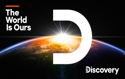 Discovery探索頻道發(fā)布新LOGO，思聰吃熱狗，貝爺吃地球！